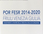 UE: Bolzonello, FVG virtuoso per utilizzo fondi POR-FESR 2014-2020